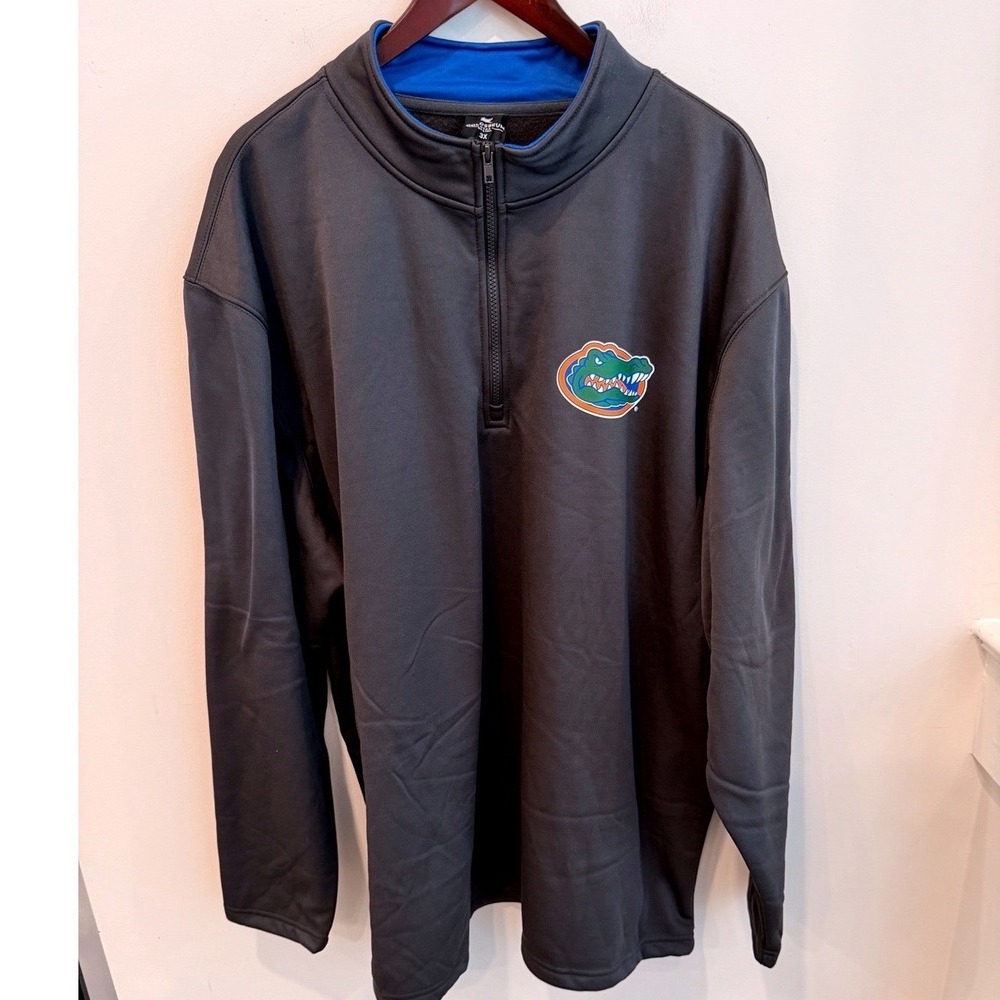 Colosseum Florida Gators Mens 3X Big and Tall Quarter Zip Pullover FFFZ10260BG